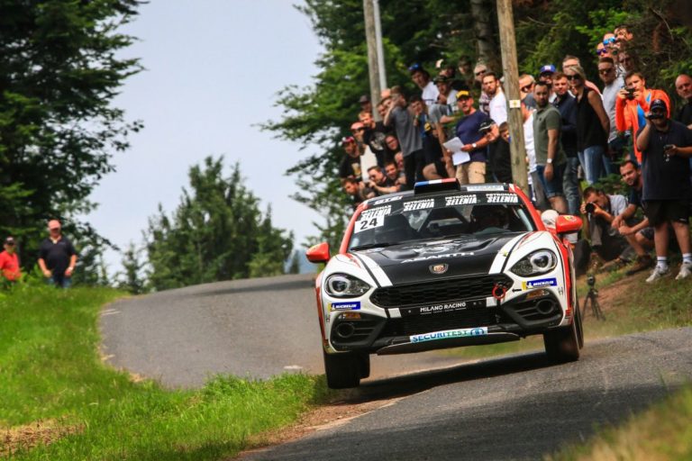 ABARTH 124 RALLY BRILLA IN SPAGNA E FRANCIA