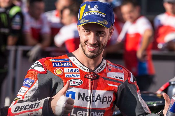 MOTOMONDIALE: GP QATAR. DOVIZIOSO VINCE SU MARQUEZ, ROSSI 5^ / FOTO