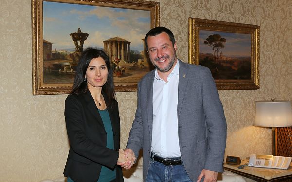 ROMA: INCONTRO SALVINI-RAGGI SU PROVVEDIMENTI PER TUTELA CAPITALE