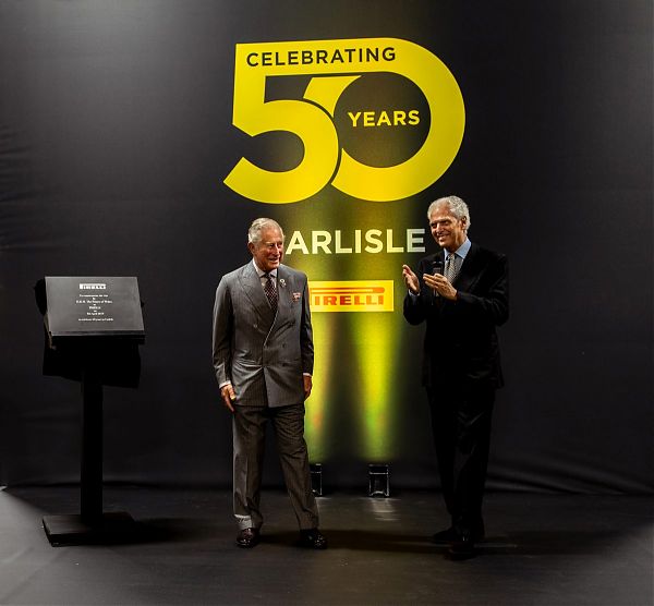 REGNO UNITO: PRINCIPE CARLO VISITA STABILIMENTO PIRELLI A CARLISLE