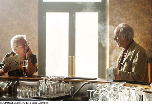 CINEMA: TONI SERVILLO E DUSTIN HOFFMAN SUL SET DI DONATO CARRISI