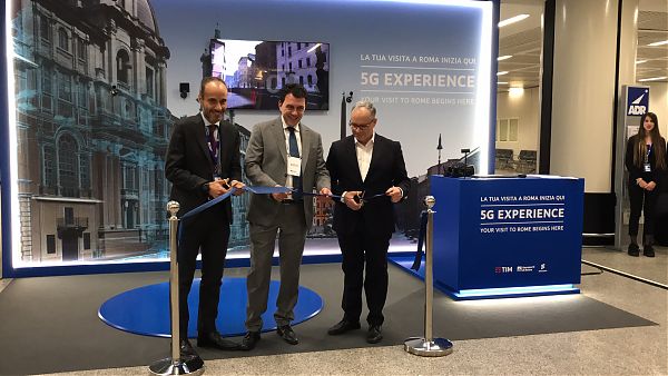 L’AEROPORTO DI FIUMICINO PRIMO SCALO ITALIANO CON TECNOLOGIA 5G
