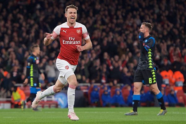 CALCIO: EUROPA LEAGUE. ANDATA QUARTI, ARSENAL-NAPOLI 2-0