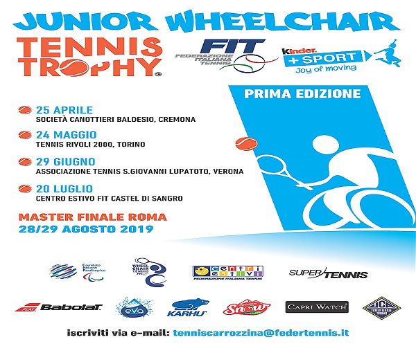 AL VIA 1° JUNIOR WHEELCHAIR TENNIS TROPHY FIT KINDER+SPORT