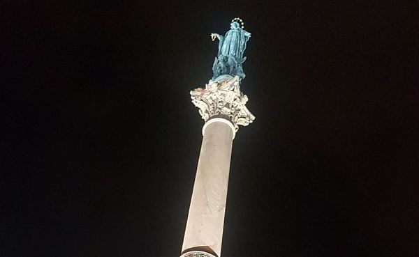 ROMA, NUOVA ILLUMINAZIONE PER LA COLONNA DELL’IMMACOLATA