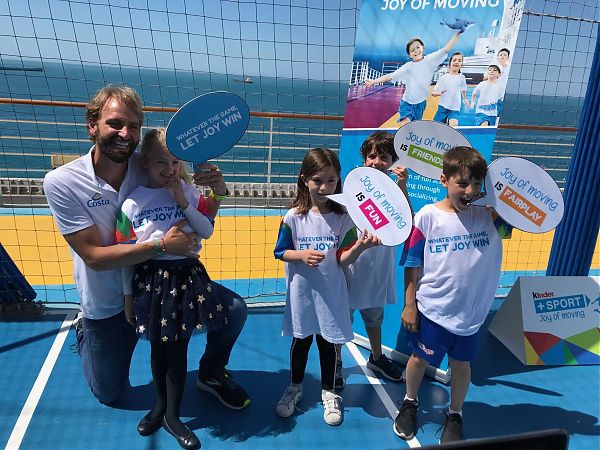 KINDER E COSTA CROCIERE PER PROGETTO DI RESPONSABILITÀ SOCIALE