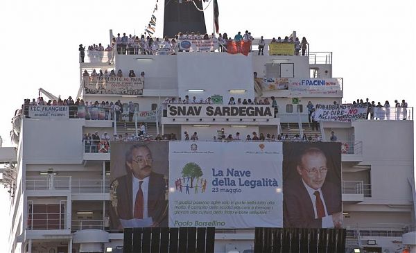STRAGE CAPACI: GIUNTA A PALERMO NAVE LEGALITÀ, AL VIA CELEBRAZIONI