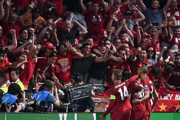 CALCIO: CHAMPIONS. LIVERPOOL CAMPIONE D’EUROPA, TOTTENHAM KO 2-0