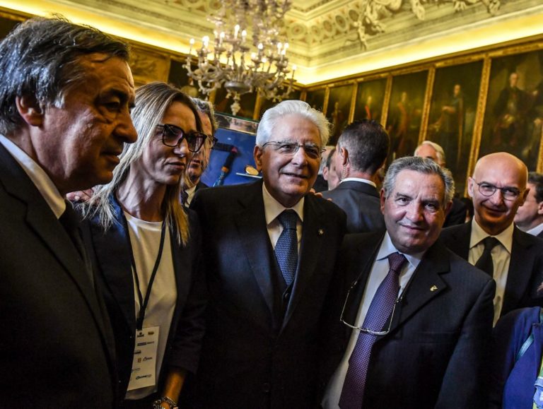 SCHERMA: MATTARELLA FESTEGGIA 110 ANNI FIS “ITALIA ORGOGLIOSA DI VOI”