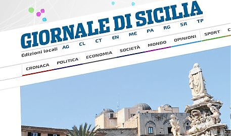 INTIMIDAZIONE A CRONISTA DEL GIORNALE DI SICILIA