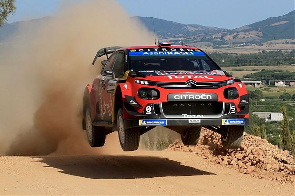 MONDIALE RALLY, CITROEN C3 WRC DI OGIER IN TESTA AL SARDEGNA2019