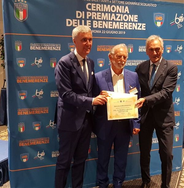 GRAVINA, SIBILIA E TISCI PREMIANO CLUB E DIRIGENTI LEGA DILETTANTI