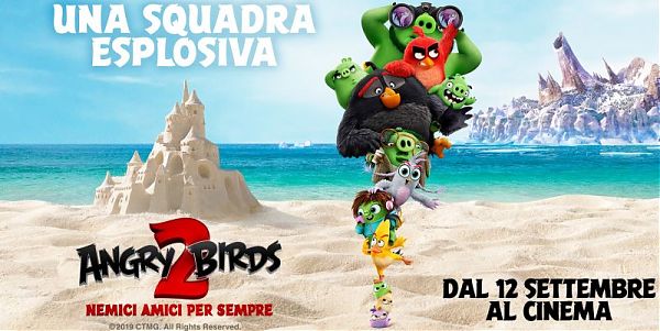 ‘ANGRY BIRDS 2: NEMICI AMICI’ DAL 12 SETTEMBRE AL CINEMA