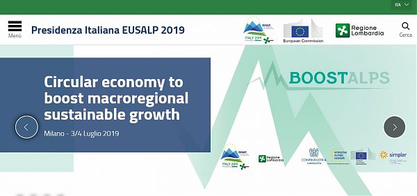 MACROREGIONE ALPINA, A MILANO SI PARLA DI CRESCITA SOSTENIBILE