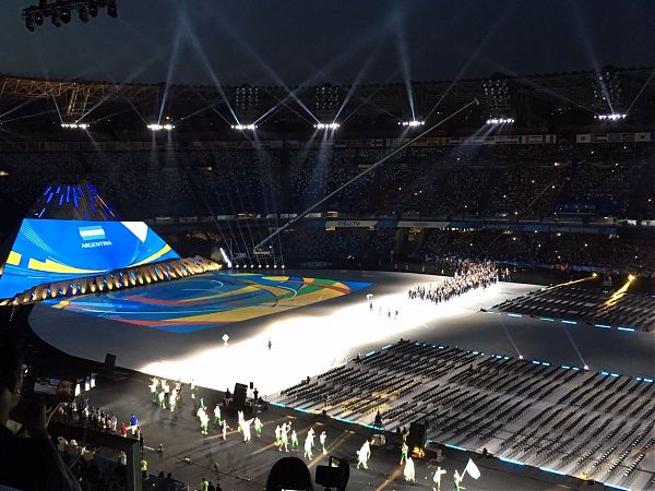 MATTARELLA DÀ IL VIA A NAPOLI ALLE UNIVERSIADI