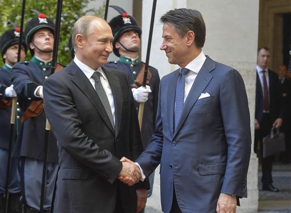 PUTIN IN VISITA A ROMA, INCONTRI CON IL PAPA, MATTARELLA E CONTE