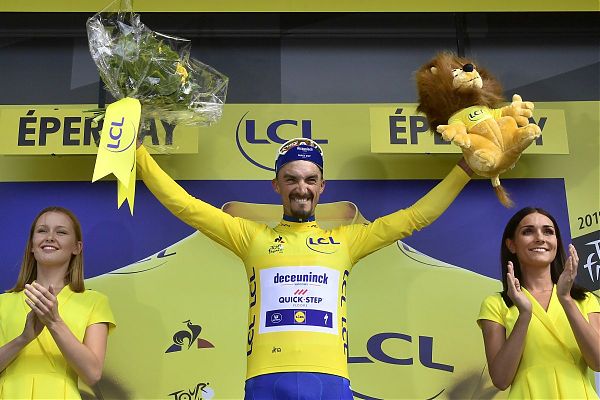 TAPPA A DE GENDT, ALAPHILIPPE STRAPPA LA MAGLIA GIALLA A CICCONE