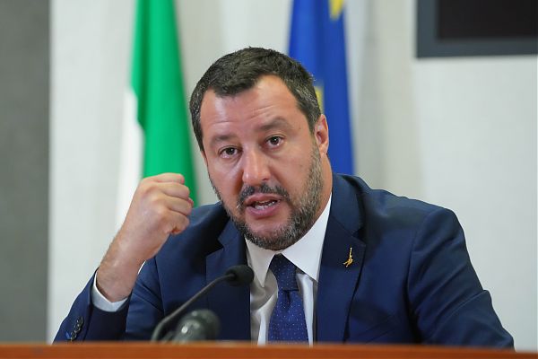 SALVINI “CINQUESTELLE E PD GIÀ GOVERNANO INSIEME, PER ORA A BRUXELLES”