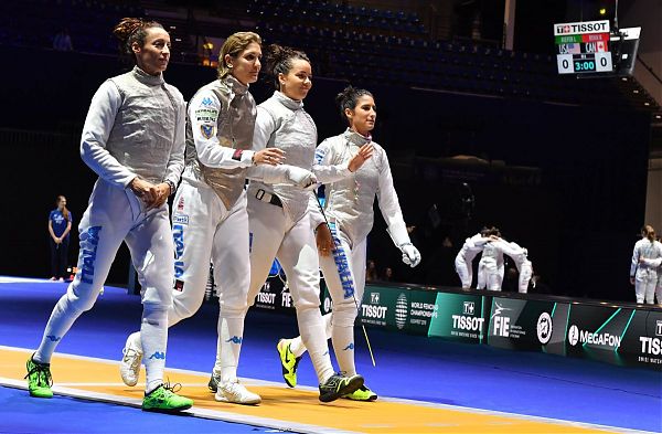 FIORETTO DONNE VINCE L’ARGENTO AI MONDIALI, ITALIA A SETTE MEDAGLIE