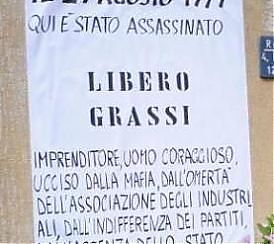 PALERMO RICORDA LIBERO GRASSI, IMPRENDITORE CHE SI RIBELLÒ AL ‘PIZZO’