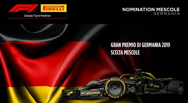 GP GERMANIA. LE MESCOLE SCELTE DA PIRELLI PER HOCKENHEIM