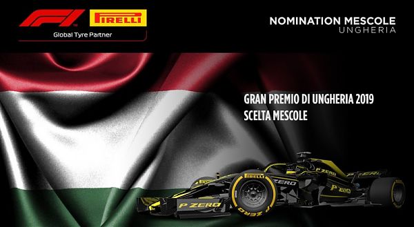 GP UNGHERIA. PIRELLI HA NOMINATO LE MESCOLE