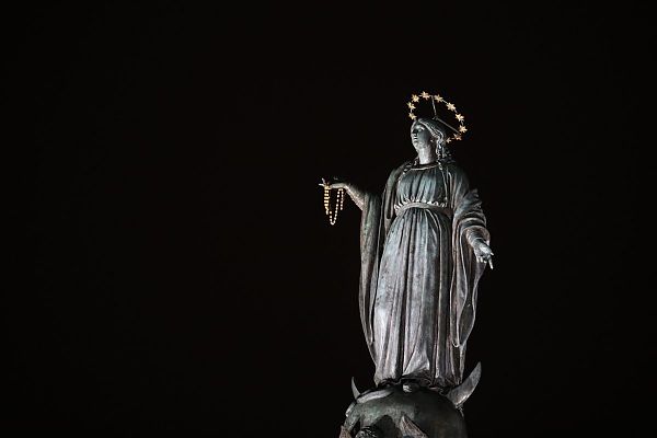 NUOVA ILLUMINAZIONE PER LA COLONNA DELL’IMMACOLATA