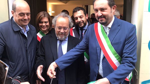 ZINGARETTI INAUGURA SEDE “AVVISO PUBBLICO”