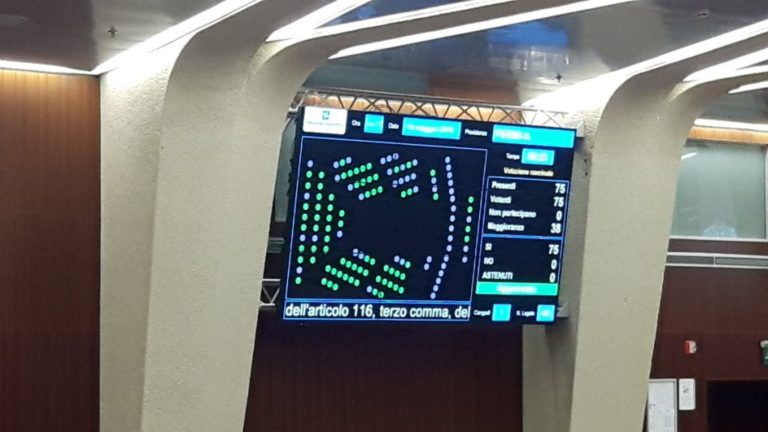 AUTONOMIA, ODG CONSIGLIO SU TRATTATIVA GOVERNO”