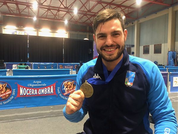 CDM PARALIMPICA. A PISA TERZO LO SCIABOLATORE GIORDAN