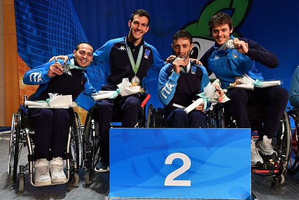 ITALIA D’ARGENTO NEL FIORETTO A SQUADRE UOMINI