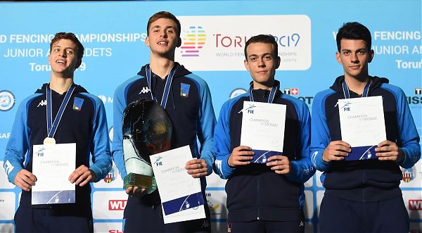 MONDIALI CADETTI/GIOVANI. AZZURRI ORO E BRONZO NELLA SCIABOLA