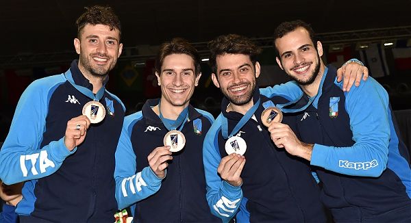 SCIABOLATORI AZZURRI DI BRONZO AL TROFEO LUXARDO