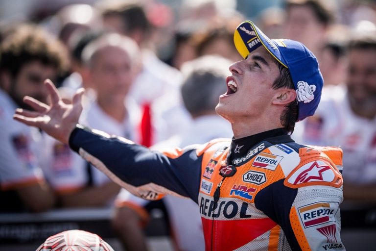 MARQUEZ DOMINA IL GP DI ARAGON, DOVIZIOSO 2°