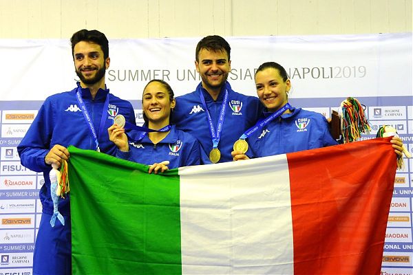 ALLE UNIVERSIADI ALTRE QUATTRO MEDAGLIE AZZURRE