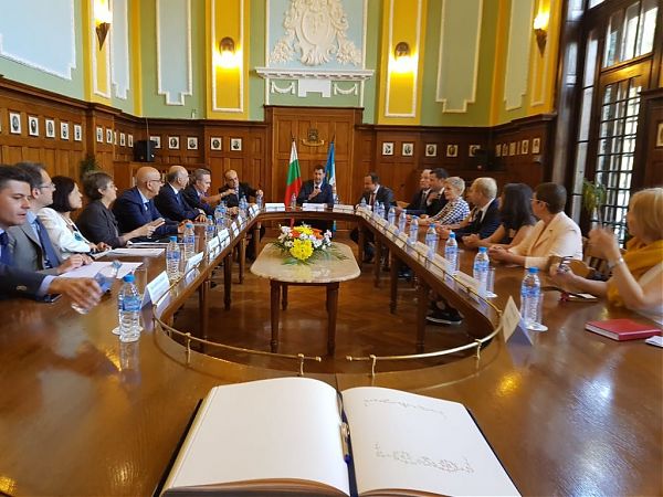 MATERA2019 CON IL MINISTRO BONISOLI A PLOVDIV