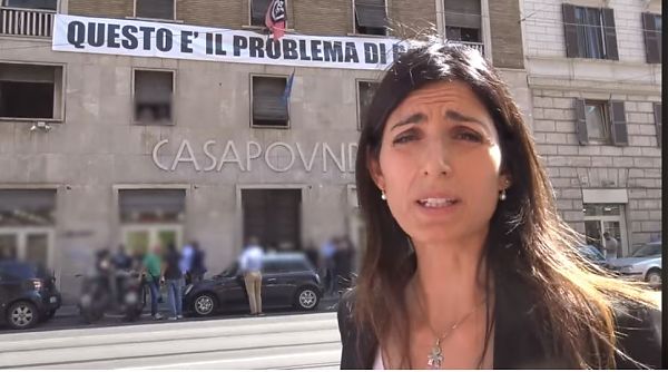RAGGI “VIA LA SCRITTA DI CASAPOUND”
