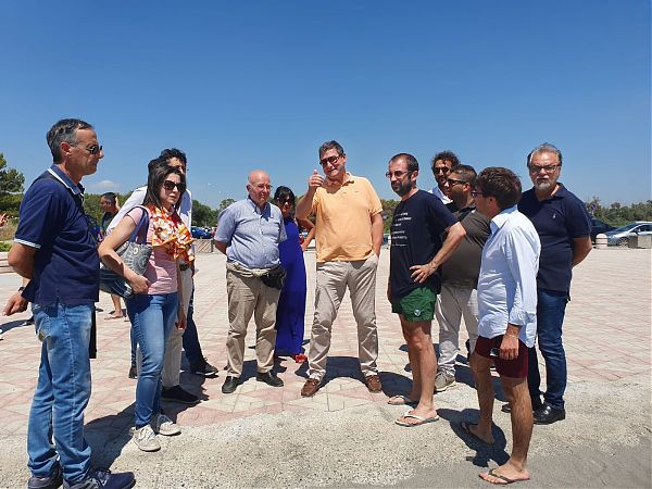 ARRETRAMENTO COSTA IONICA, SOPRALLUOGO ROSA, MERRA E LEONE