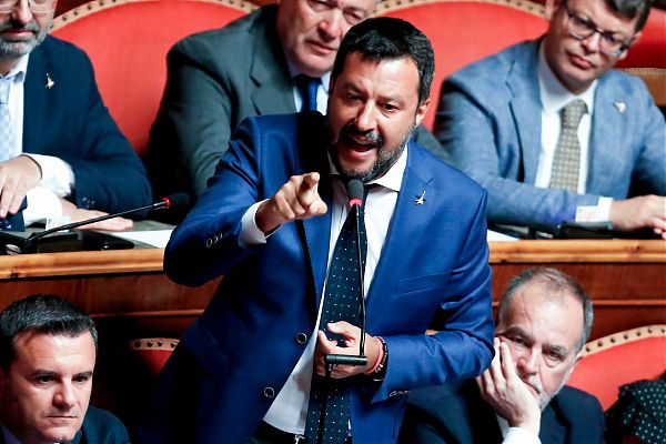 SALVINI ATTACCA “RIBALTONE PRONTO DA TEMPO”