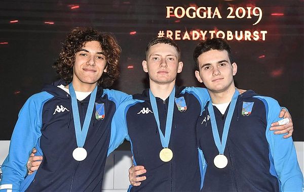 EUROPEI CADETTI. ORO NARDELLA E TRIPLETTA NELLA SCIABOLA U.17