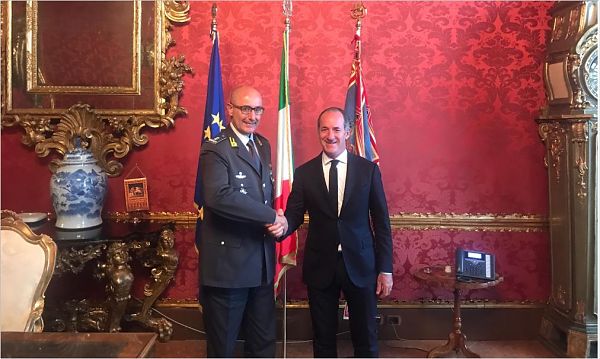 VENETO: ZAIA RICEVE GENERALE GDF ANTONINO MAGGIORE