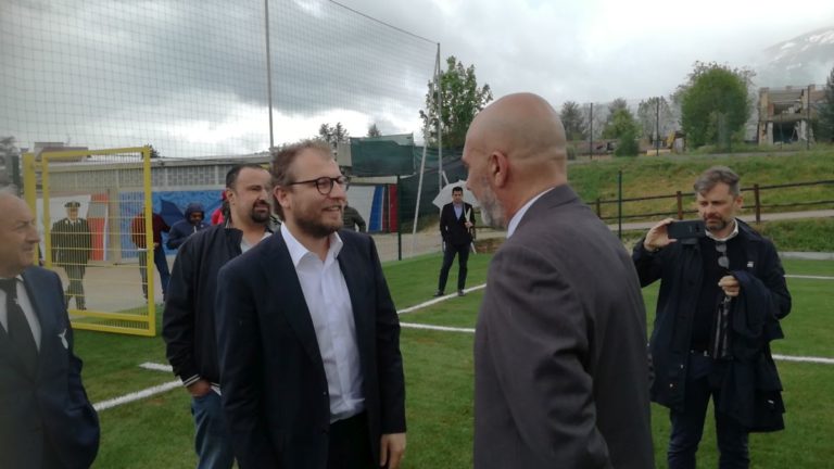 INAUGURATO AD AMATRICE STADIO “PARIDE TILESI”
