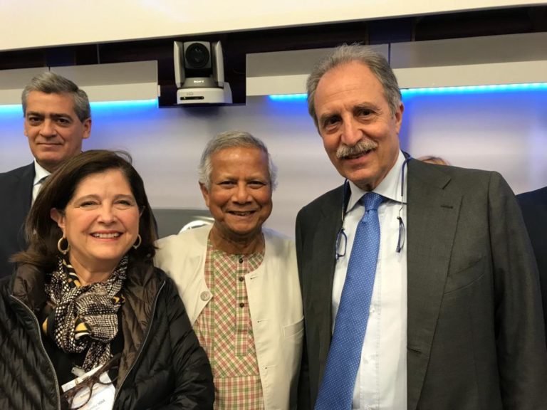 BARDI E SOLE INCONTRANO A ROMA PREMIO NOBEL MUHAMMAD YUNUS