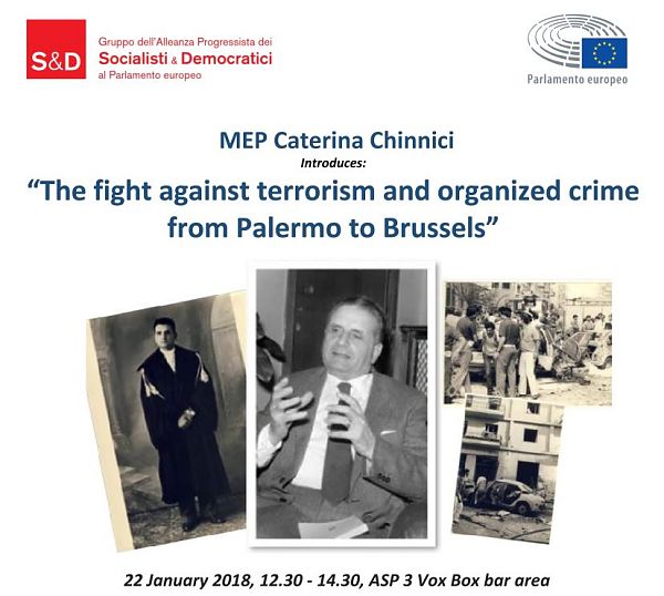 A BRUXELLES MOSTRA PER ANNIVERSARIO NASCITA ROCCO CHINNICI