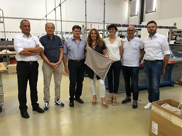 DONAZZAN IN VISITA ALLA MAGLIERIA GZ DI VITTORIO VENETO