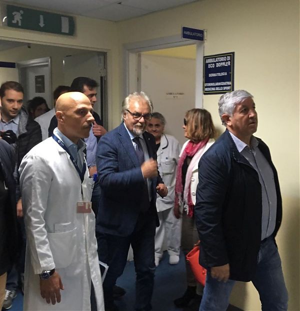 LEONE VISITA OSPEDALI DI CHIAROMONTE E STIGLIANO
