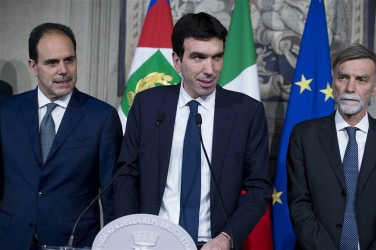 MARTINA: “SÌ A GOVERNO ISTITUZIONALE”