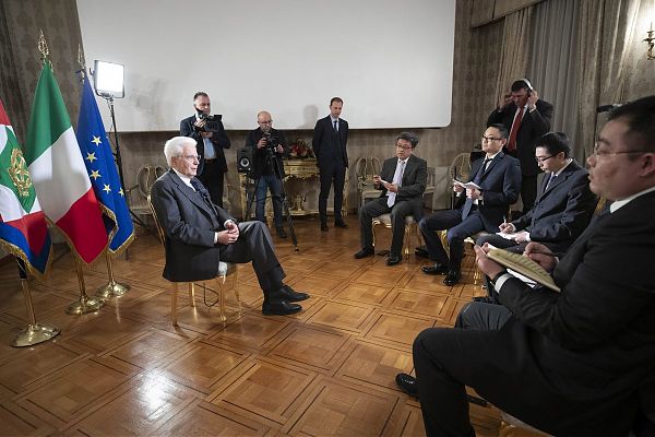 MATTARELLA “RAPPORTO ITALIA-CINA HA BASI SOLIDE”