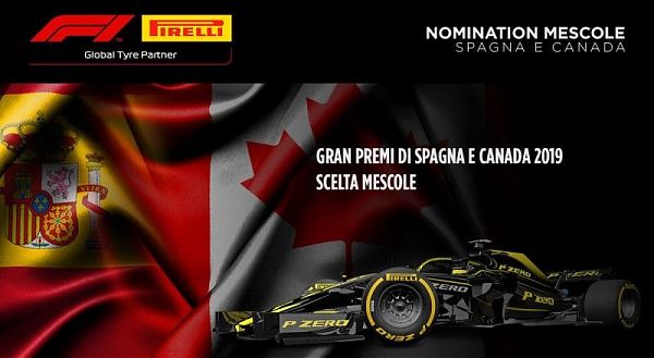 PIRELLI. LE MESCOLE PER I GP DI SPAGNA E CANADA