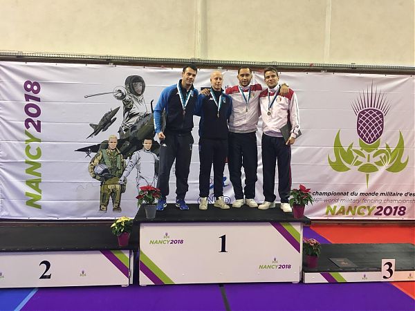 MONDIALI MILITARI. DOPPIETTA AZZURRA NELLA SCIABOLA